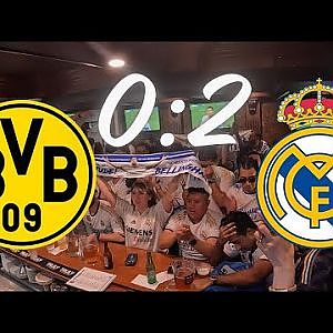 REAL MADRID CHAMPIONS!! GOALS, REACTIONS &amp; TEARS | UCL Final 2-0 vs Dortmund | Pea Madridista NYC - YouTube